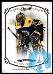 2015-16 Upper Deck UD Champs ROOKIE #256 Malcolm Subban Boston Bruins RC